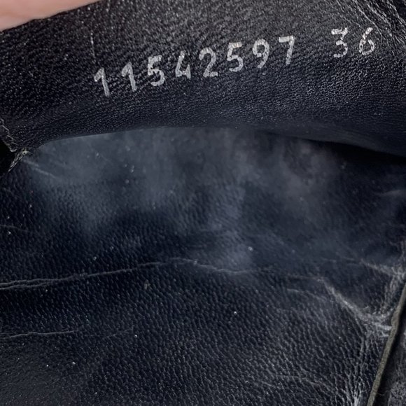 BURBERRY Black Patent Leather Loafers Size 36 - Picture 8 of 11